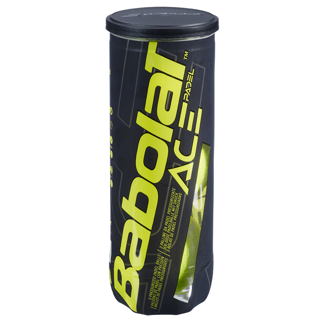 Tube de 3 balles de padel Babolat Ace