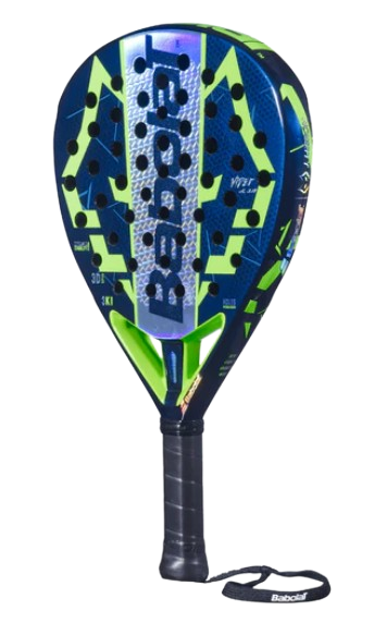 Raquette de padel Babolat Technical Viper Juan Lebrón 3.0 Bleu/Vert 2026 - vue 2