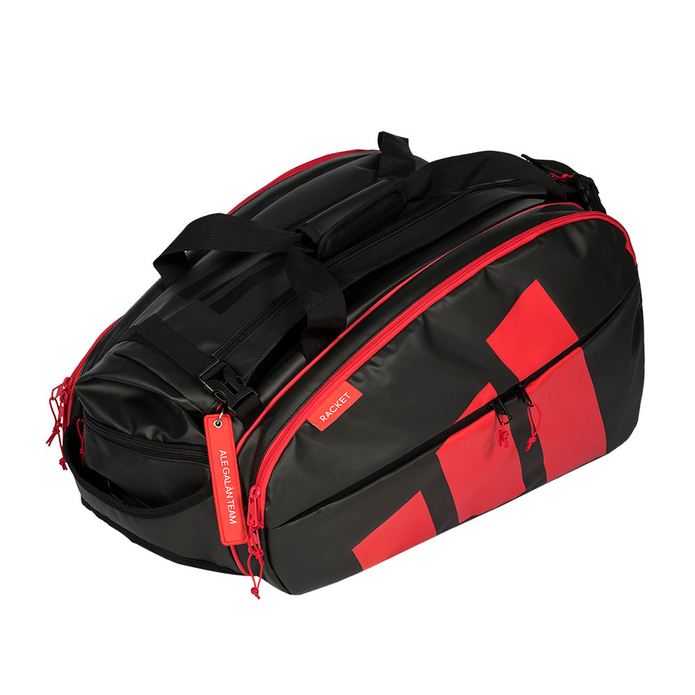 Sac de padel Adidas Multigame noir et rouge Ale Galán 2026 - vue 2