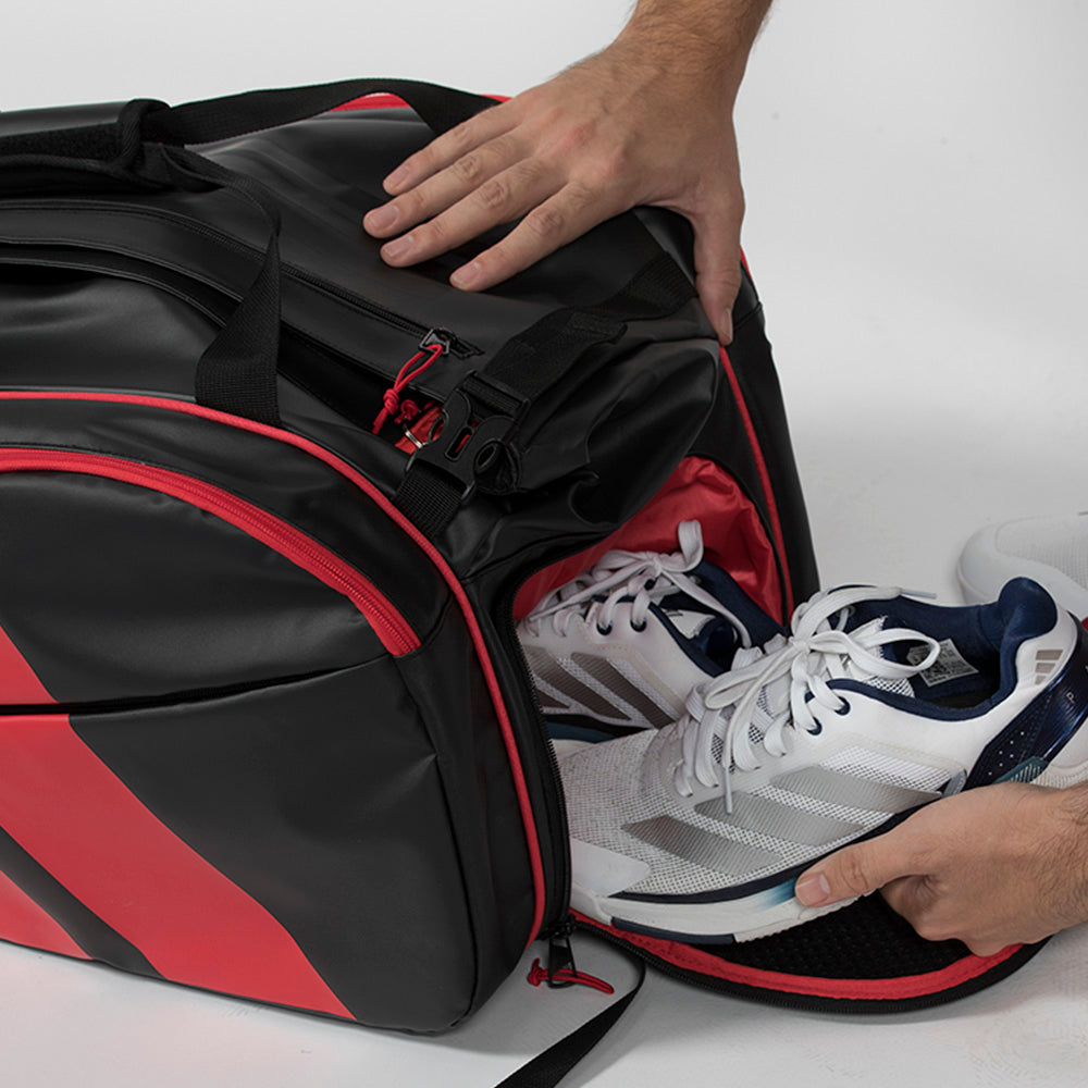 Sac de padel Adidas Multigame noir et rouge Ale Galán 2026 - vue 5